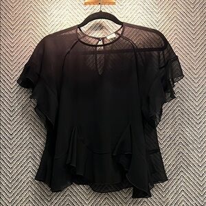 Elegant Black Women's Top